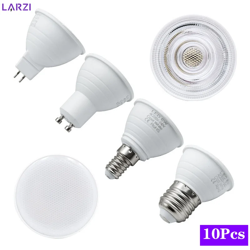 Decor Lighting Hours - 10pcs LED Bulbs E27/E14 MR16 GU10