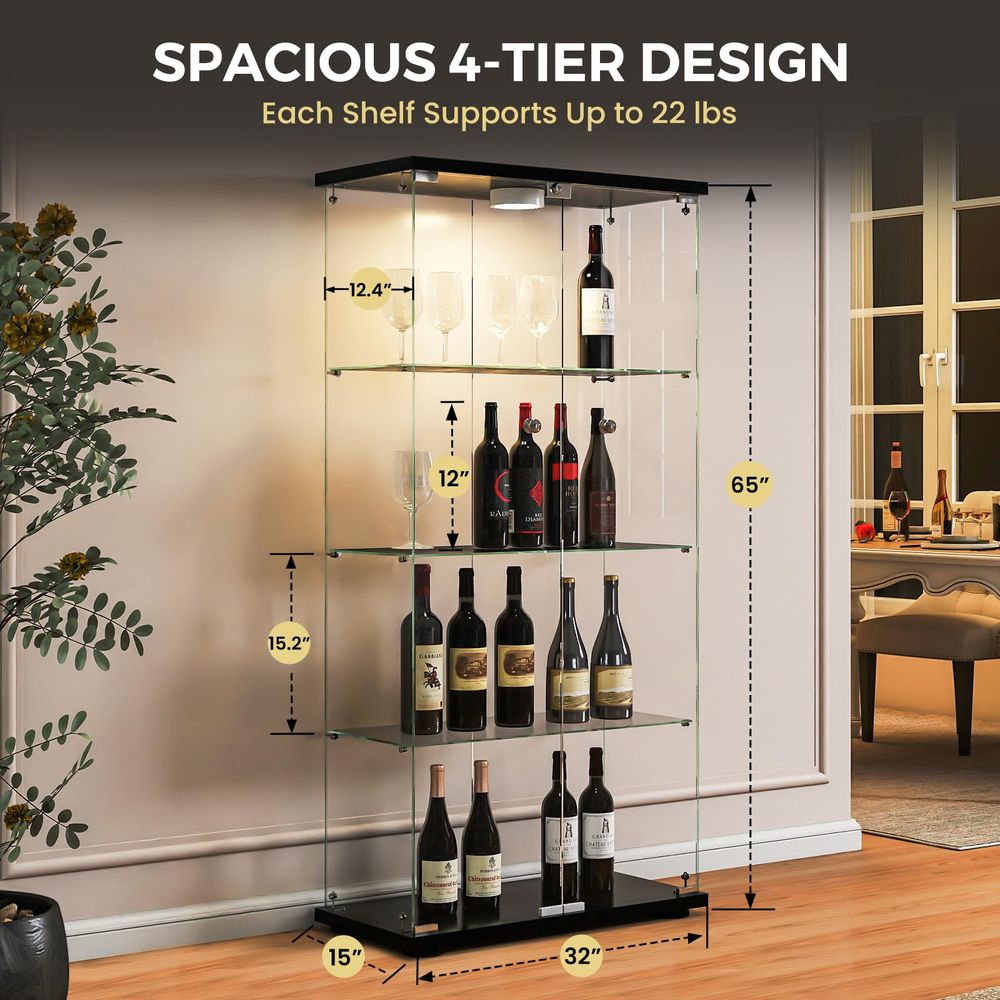 Display Cabinet with LED Light - đánh giá và giá Lighting & Home Decor Studio Photos
