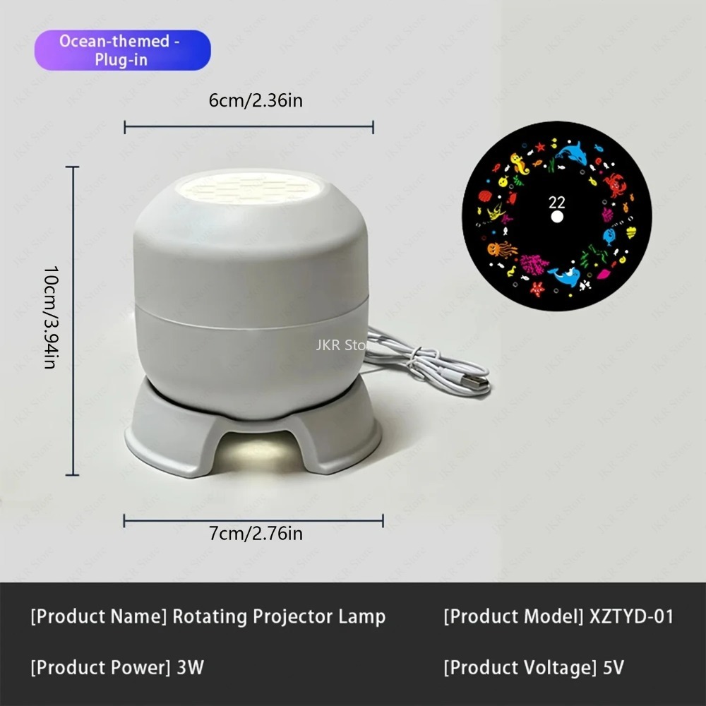 360 Rotating LED Starry Ocean  - đánh giá và giá Ambient Lighting Decor For Room