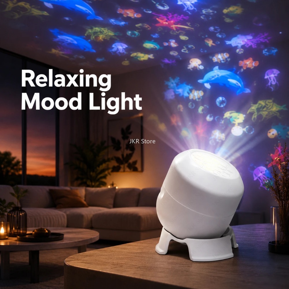 360 Rotating LED Starry Ocean  - đánh giá và giá Ambient Lighting Decor For Room