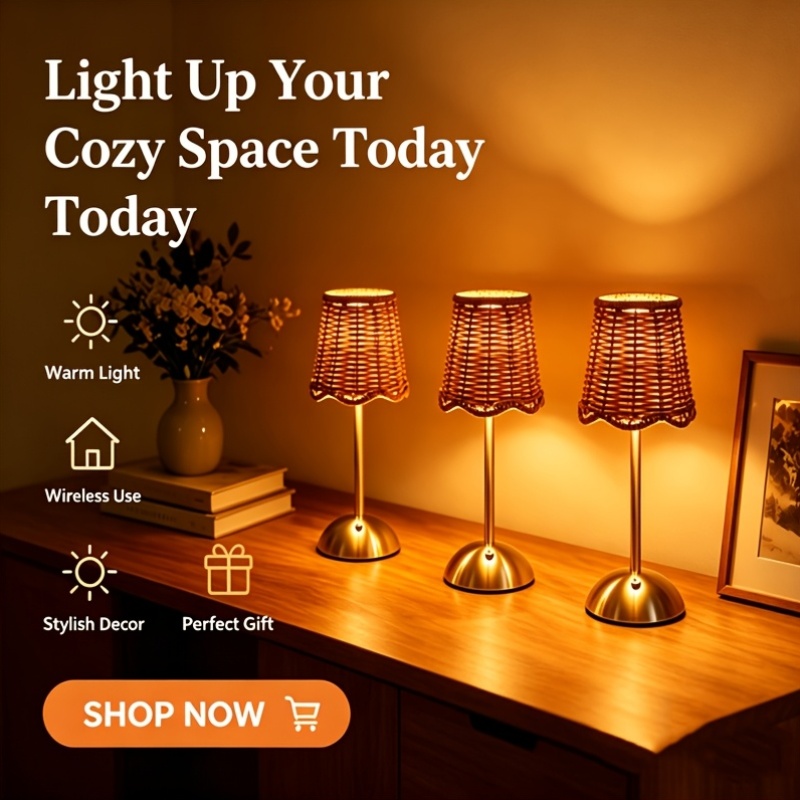 Bohemian Woven Rattan Art Tabl - đánh giá và giá Lighting Decor For Home