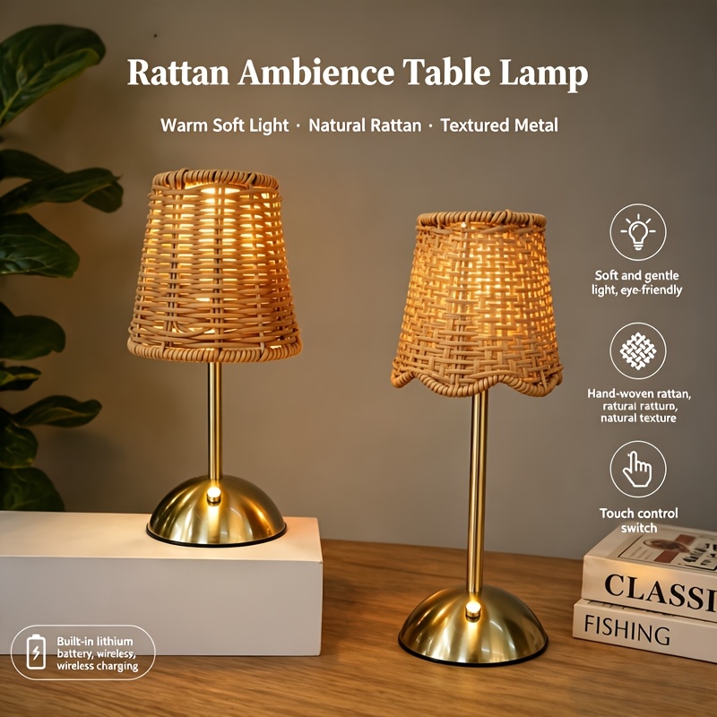 Bohemian Woven Rattan Art Tabl - đánh giá và giá Lighting Decor For Home