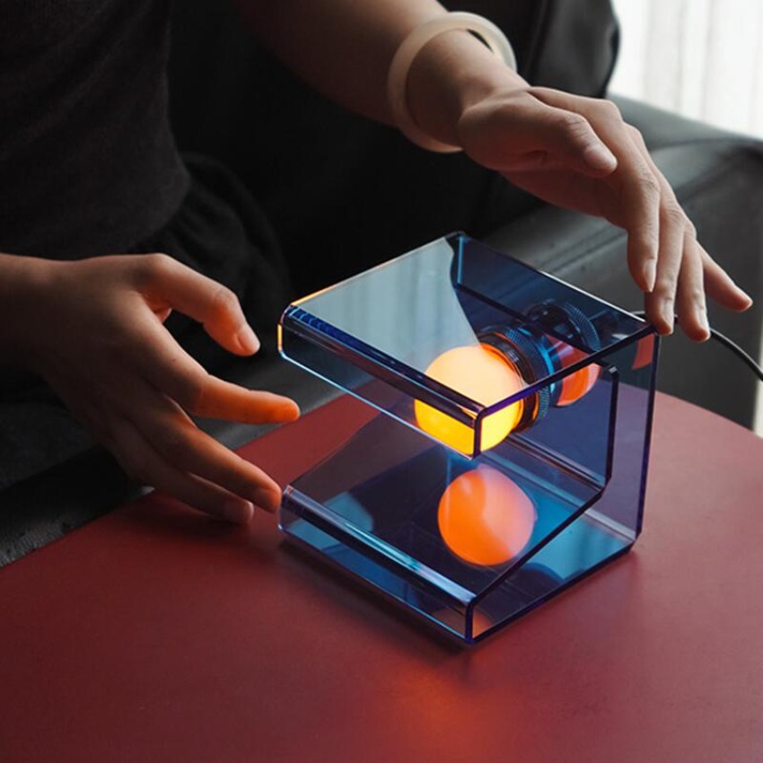Modern Acrylic Cube Table Lamp - đánh giá và giá Ambient Lighting Decor For Room