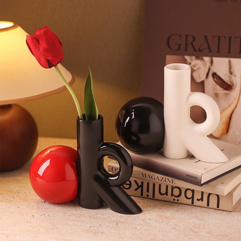 4Colors OK-Shaped Ceramic Vase - đánh giá và giá Ok Lighting Decor