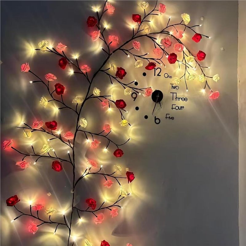 USB DIY Maple Rose Willow Vine - đánh giá và giá Lighting Decor For Home
