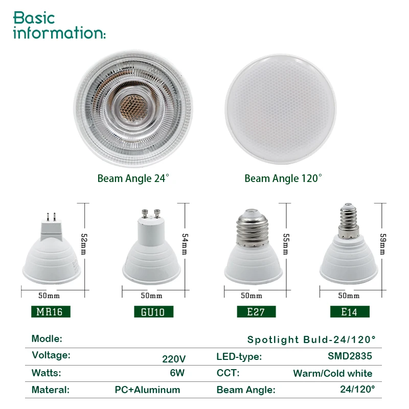 10pcs LED Bulbs E27/E14 MR16 G - đánh giá và giá Decor Lighting Hours