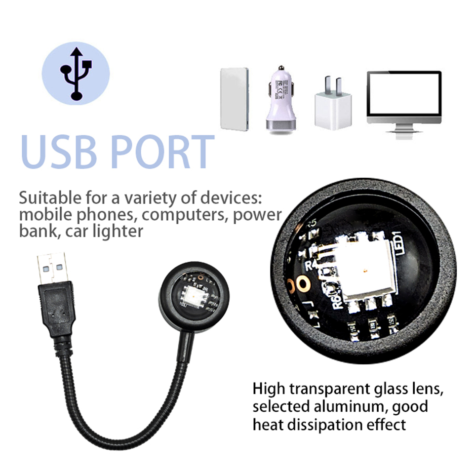 USB LED Sunset Lamp Projector  - đánh giá và giá Decor Lighting Hours