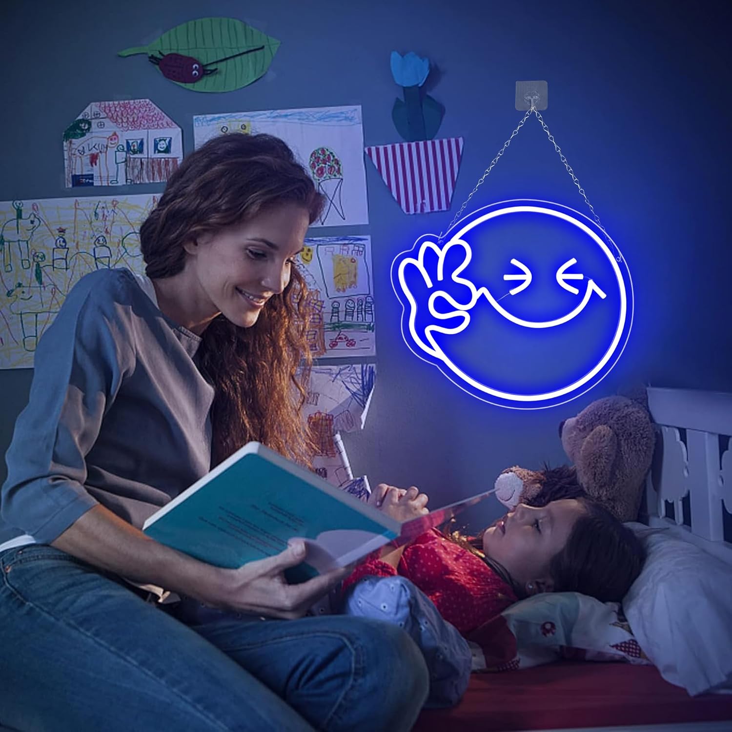 Emoji Smile OK  Neon Sign USB  - đánh giá và giá Ok Lighting Decor