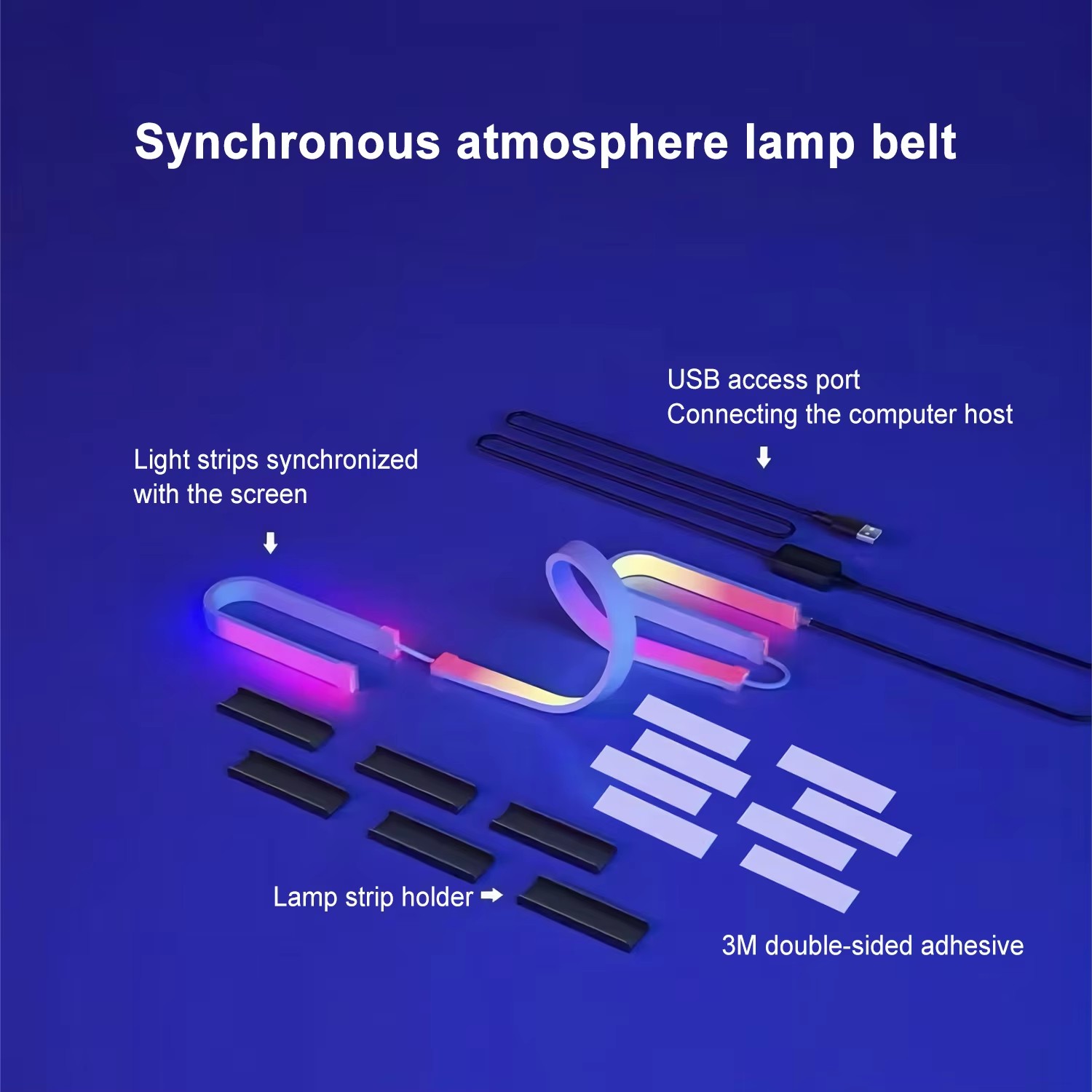 RGB Gaming Lights Strip Monito - đánh giá và giá Ambient Lighting Decor For Room