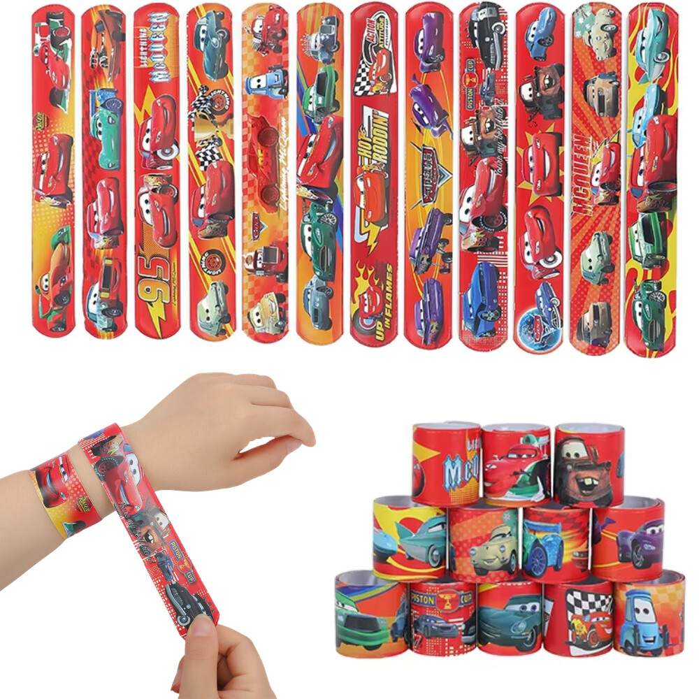 @NEW12/36pcs Cars Slap Bracele - đánh giá và giá Lighting Mcqueen Birthday Decor