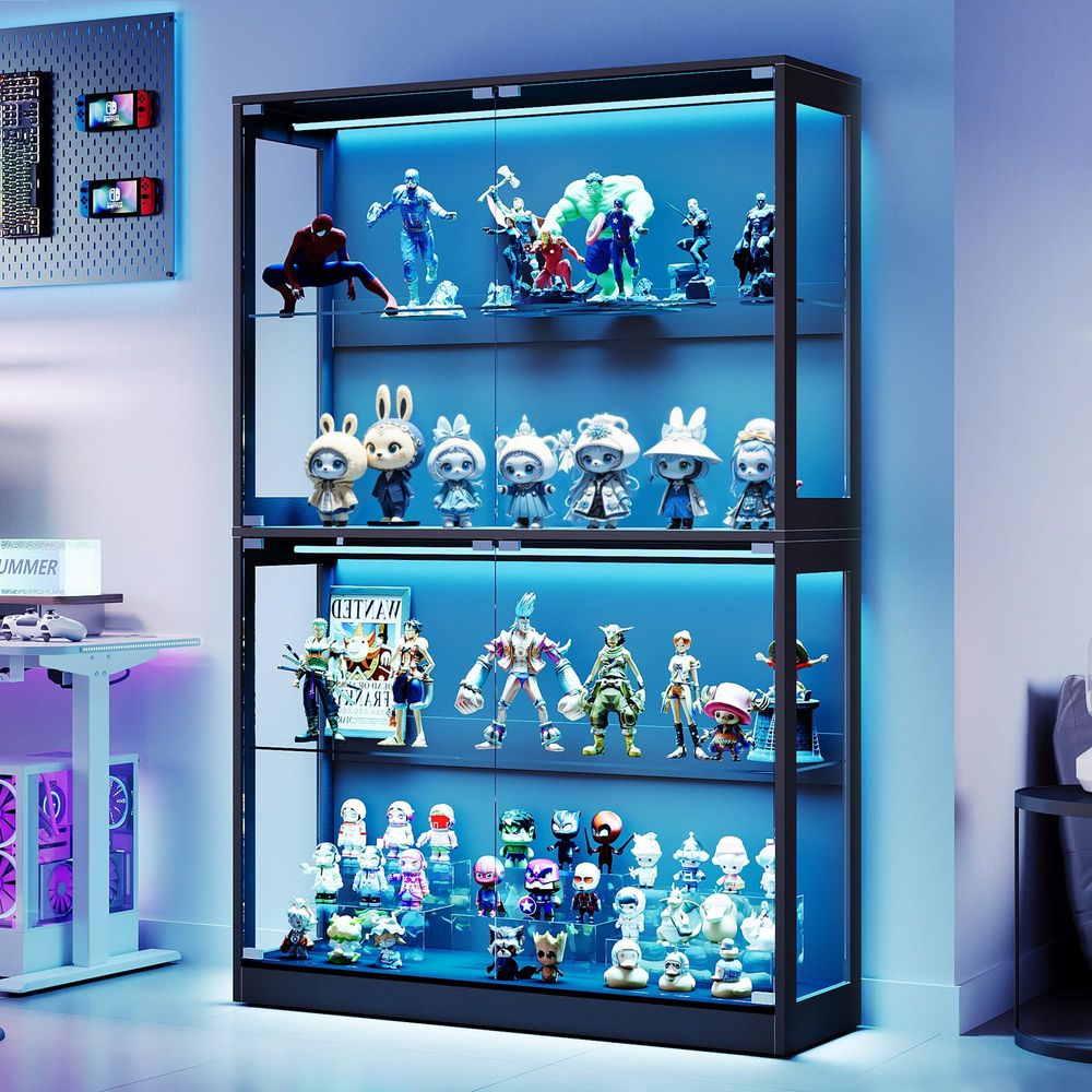 Cabinet with LED Light Strips, - đánh giá và giá Lighting & Home Decor Studio Photos