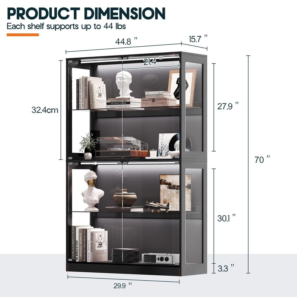 Cabinet with LED Light Strips, - đánh giá và giá Lighting & Home Decor Studio Photos