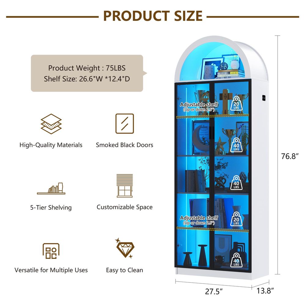 Display Cabinet with Doors and - đánh giá và giá Lighting & Home Decor Studio Photos