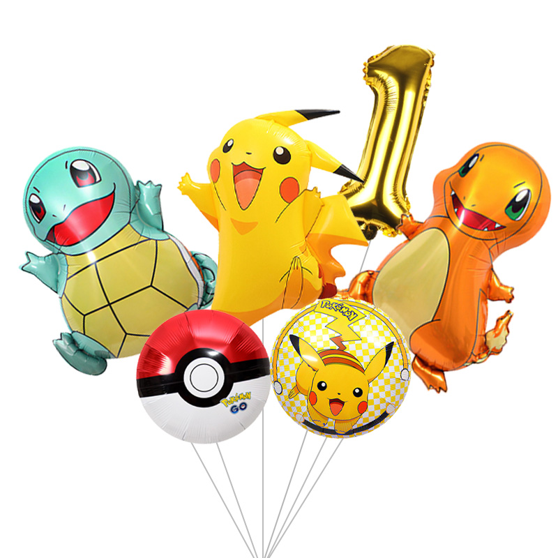Pokemon Theme Party Balloons K - đánh giá và giá Lighting Mcqueen Birthday Decor