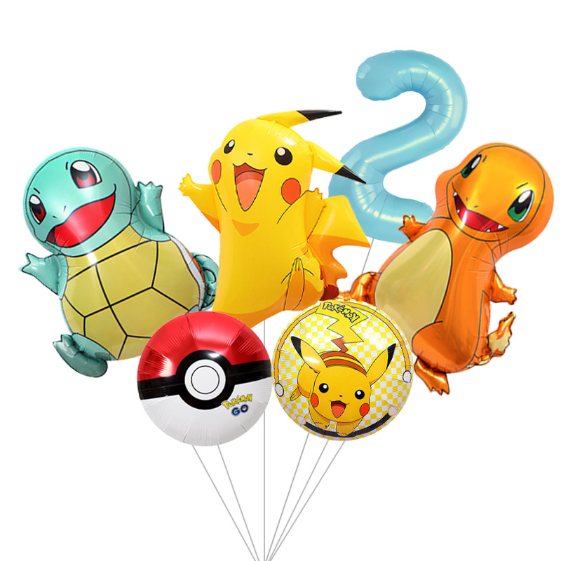 Pokemon Theme Party Balloons K - đánh giá và giá Lighting Mcqueen Birthday Decor