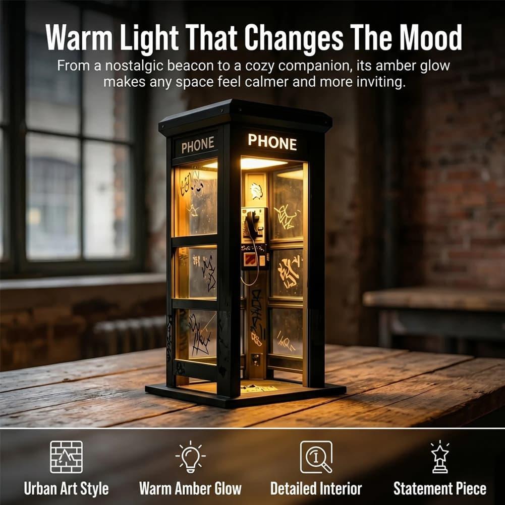 Vintage London Telephone Booth - đánh giá và giá Lighting Decor For Home