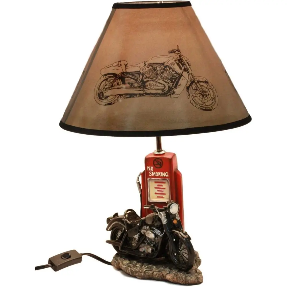 Vintage Retro Black Motorcycle - đánh giá và giá Lighting Decorative