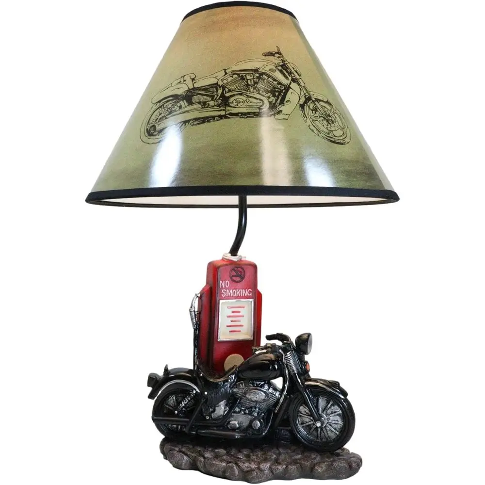 Vintage Retro Black Motorcycle - đánh giá và giá Lighting Decorative