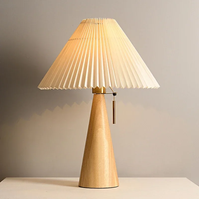 Retro Pleated Table Lamp Nordi - đánh giá và giá Lighting Decor For Home