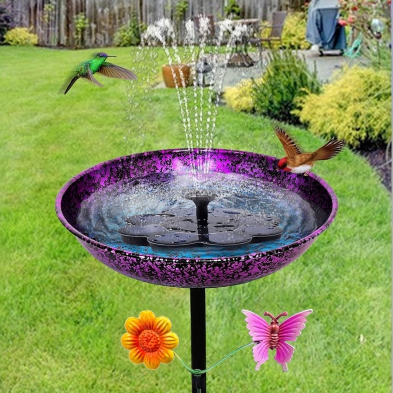 Metal Bird Bath Long-Lasting R - đánh giá và giá Elegant Decor & Lighting Llc