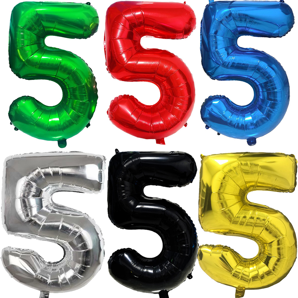 Multi Color Large Numbers 5 Ba - đánh giá và giá Lighting Mcqueen Birthday Decor